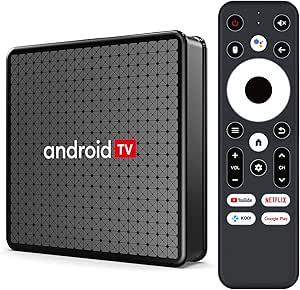 LEFFOT Android 13.0 Box TV 2025, M1 4K Ultra HD Boitier TV Android