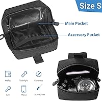 Vista 7 de FUNANASUN Paquete de 2 bolsas tácticas Molle pequeña bolsa Molle bolsa compacta resistente al agua EDC bolsa Molle bolsa