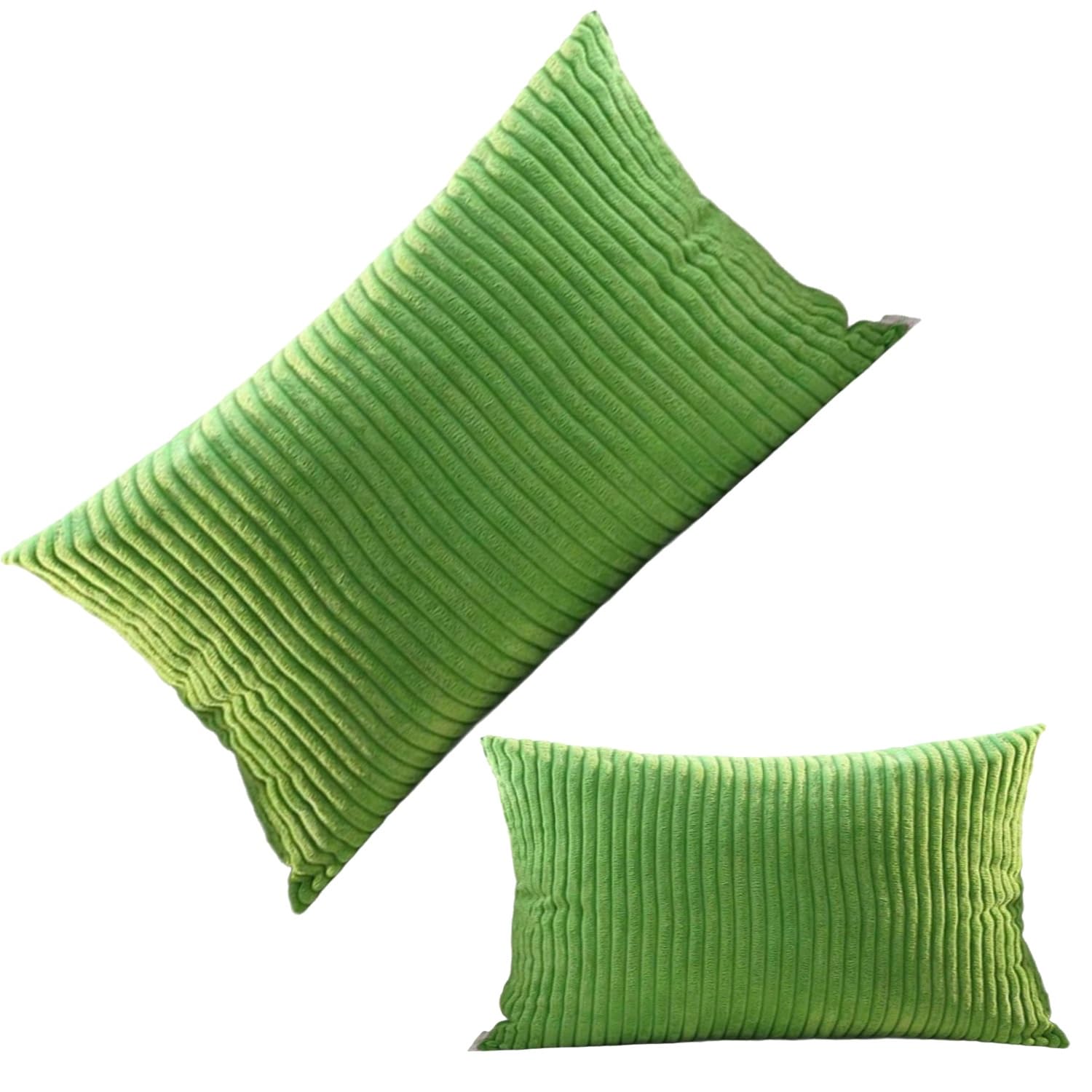 Iliemao W9 2 Pack Corduroy Soft Decorative Square Rectangle Throw Pillow Cover 60X60 50X70 80X80 Cm Cushion Covers Pillowcase, Home Decorations For Sofa Couch Bed Chair(,2Pcs 50X70cm)