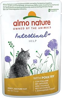 almo nature Holistic Intestinal Help Katzenfutter, Nassfutter für ausgewachsene Katzen mit Geflügel. 30er Pack (30 x 70g) product image