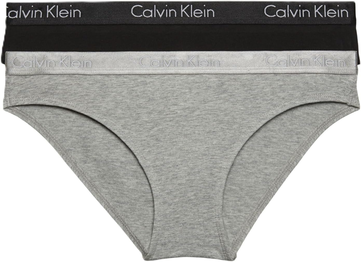 Calvin Klein womens Motive Cotton Multipack Bikini Panty 2 Pack Bikini Style Underwear (pack of 2)