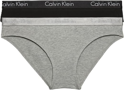 Calvin Klein womens Motive Cotton Multipack Bikini Panty 2 Pack
