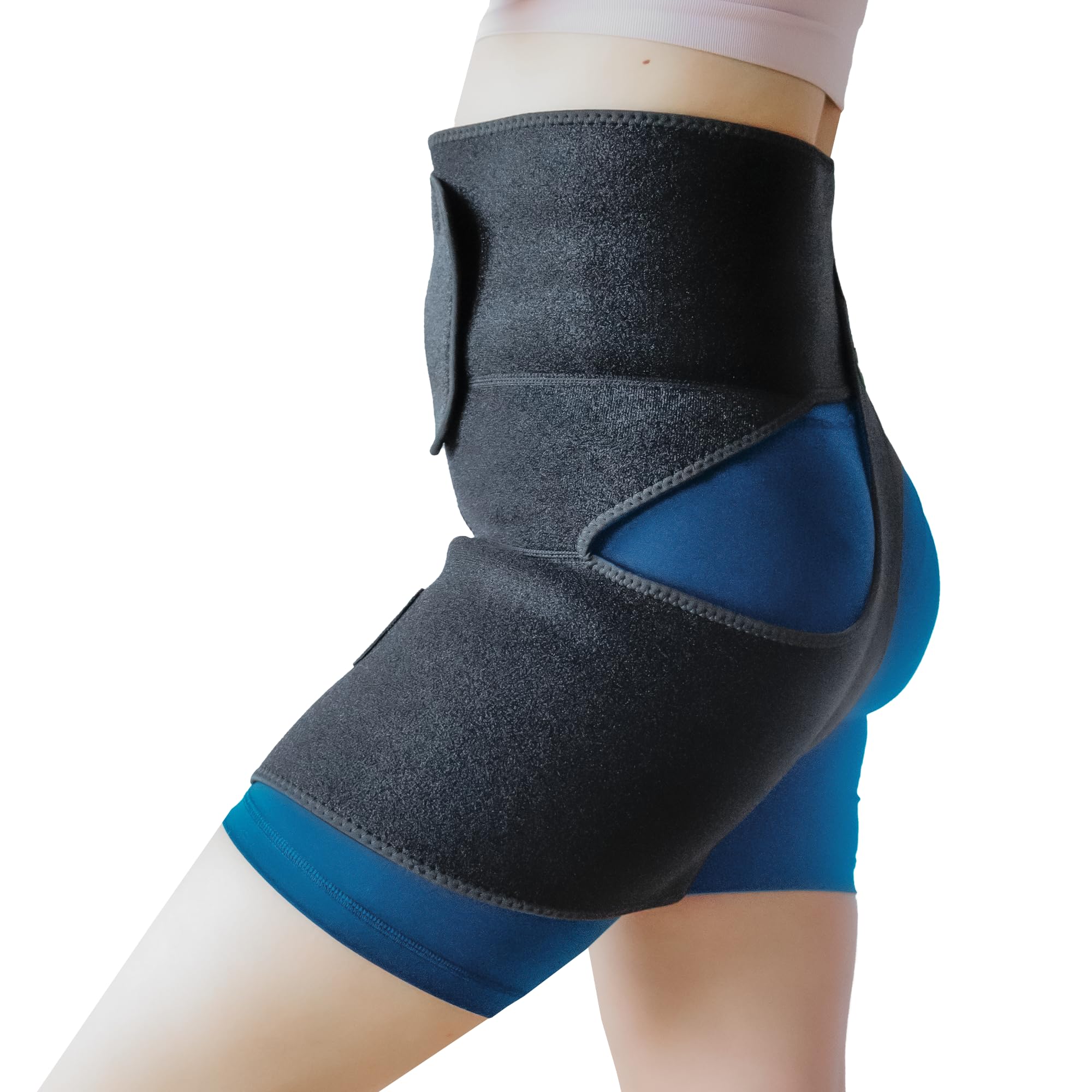 Bakerdani Fascia Per Coscia In Neoprene: Supporto A Compressione E Termico Per Uomo E Donna