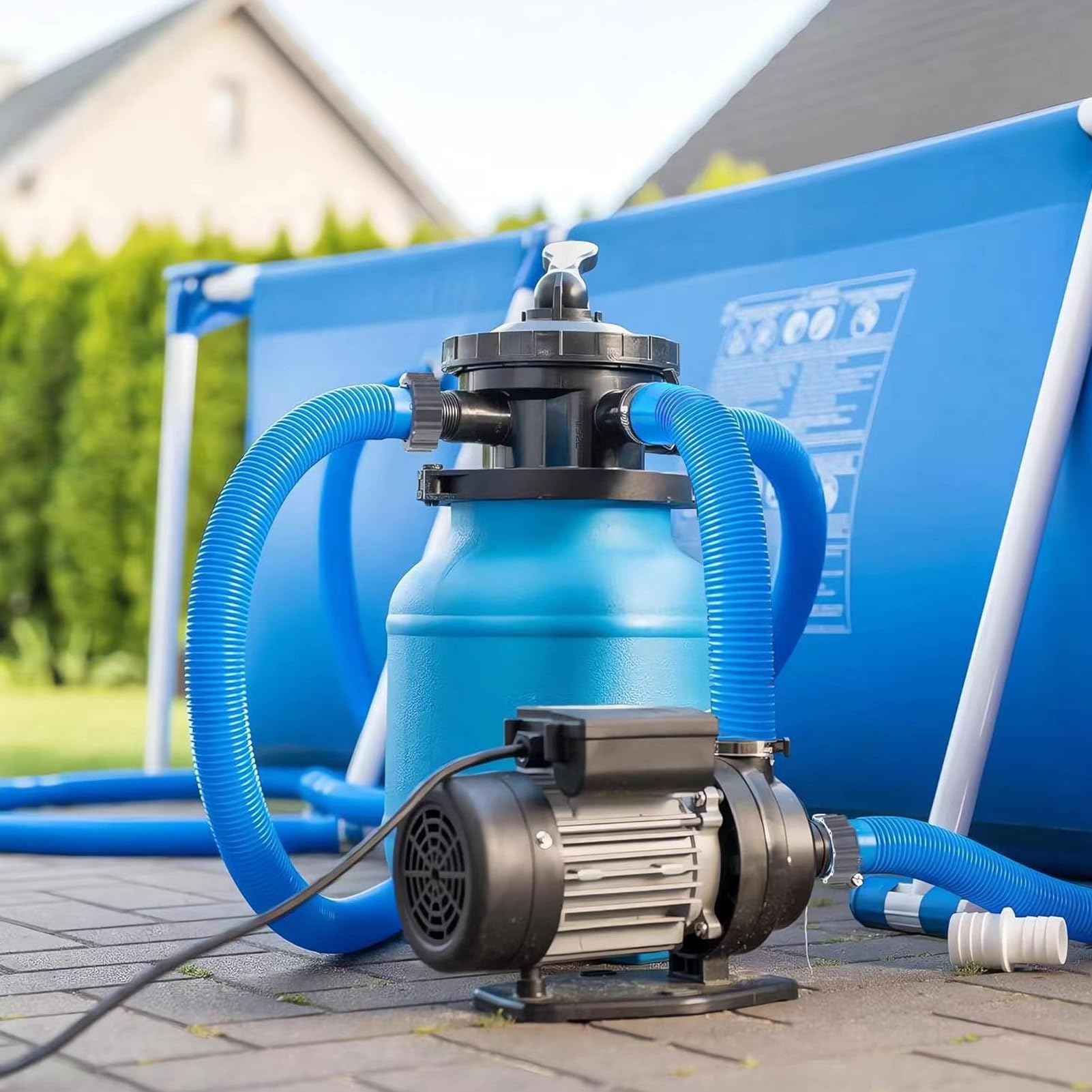 Natudeco Pool Pump Replacement Hose Plastic Swimming Pool Pump Hose Leakage Proof Pool Filter Pump Pipe for Swimming Pool Filter Pump