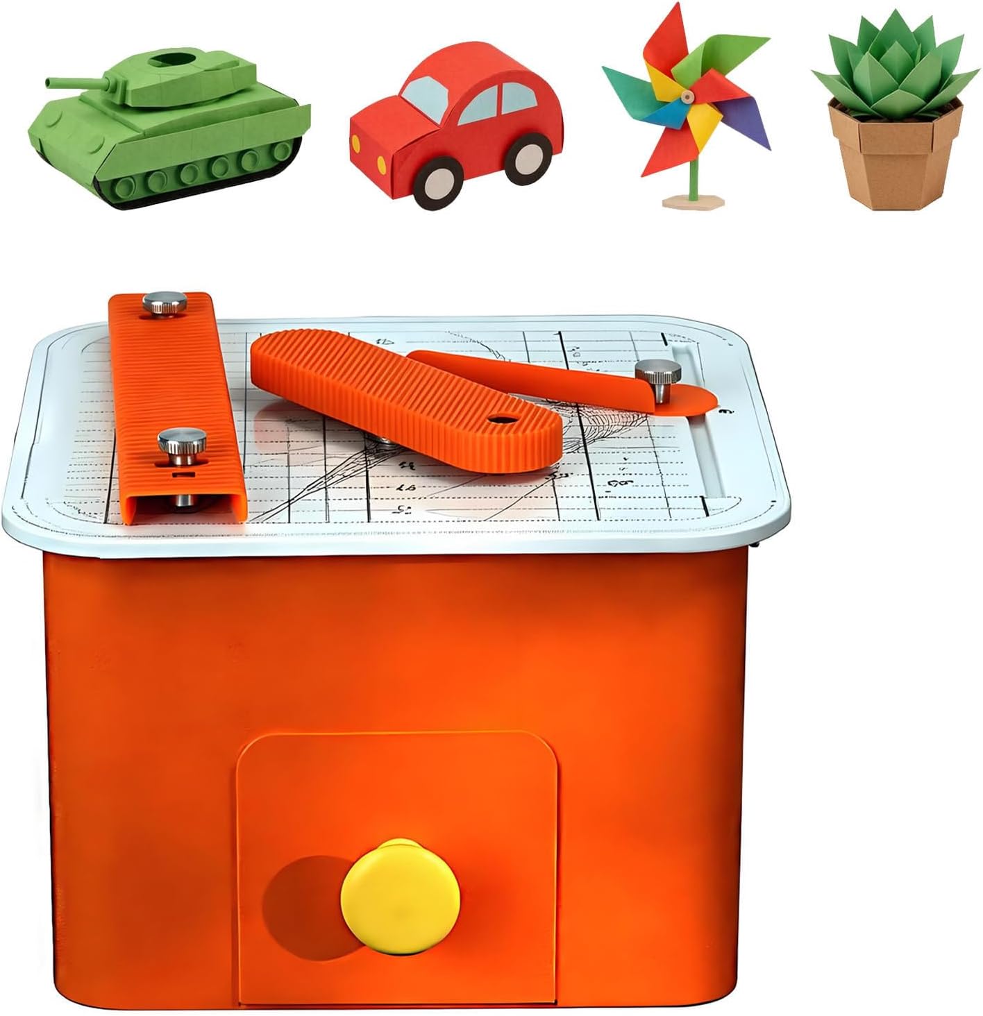 Cardboard Saw for Kids, Safe Power Cardboard Construction Tool Kit, Electric Cardboard Cutter Kit | 0-4mm Cutting Thickness, Engineering Skill Development, Ages 5+ Safe Toy
