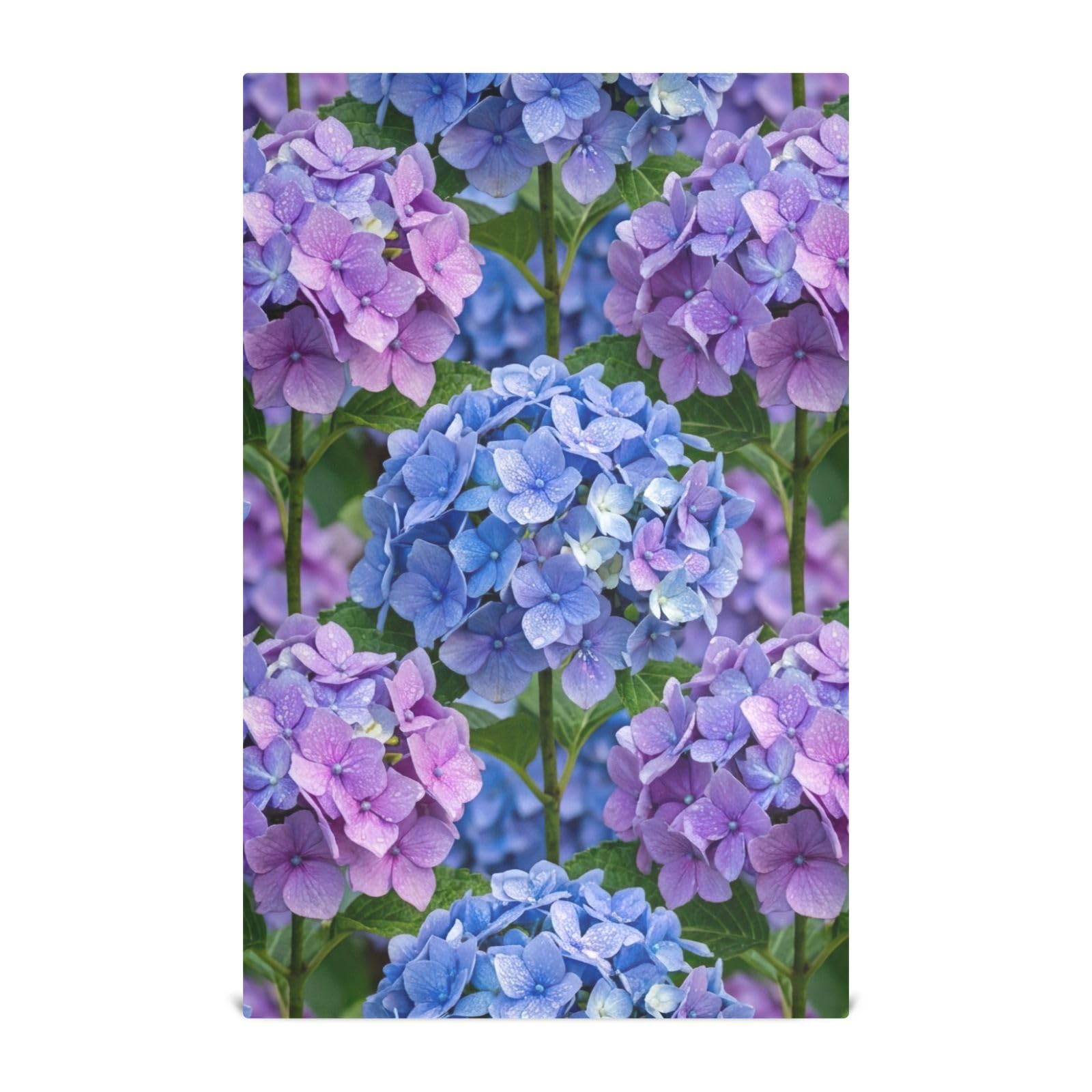 Essuie-mains de cuisine floral pour une table d'été colorée