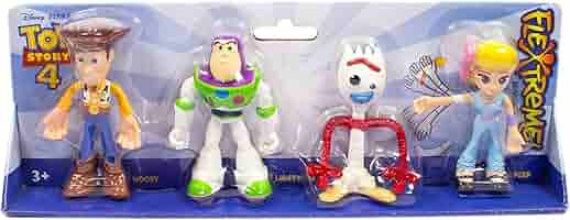ウッディ&ボー•ウッディ&バズ•ボー•ピープ　SPなど Amazon.co.jp: Disney Toy Story 4 Flextreme 折り曲げ可能な