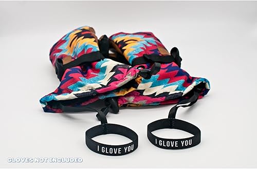 Miniatura 7 de GloveCuff - Correa de seguridad para guantes de esquí, snowboard, invierno, correa elástica para muñeca, correa de guante para adultos, unisex,