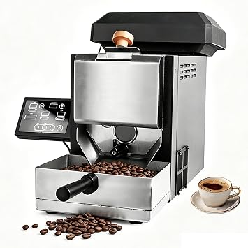 Coffee Roaster Machine, 700W Electric Bean Roaster with 200g Capacity