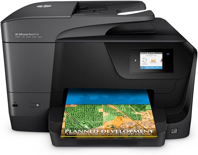 HP OfficeJet Pro 8710 All-in-One Printer (Renewed)