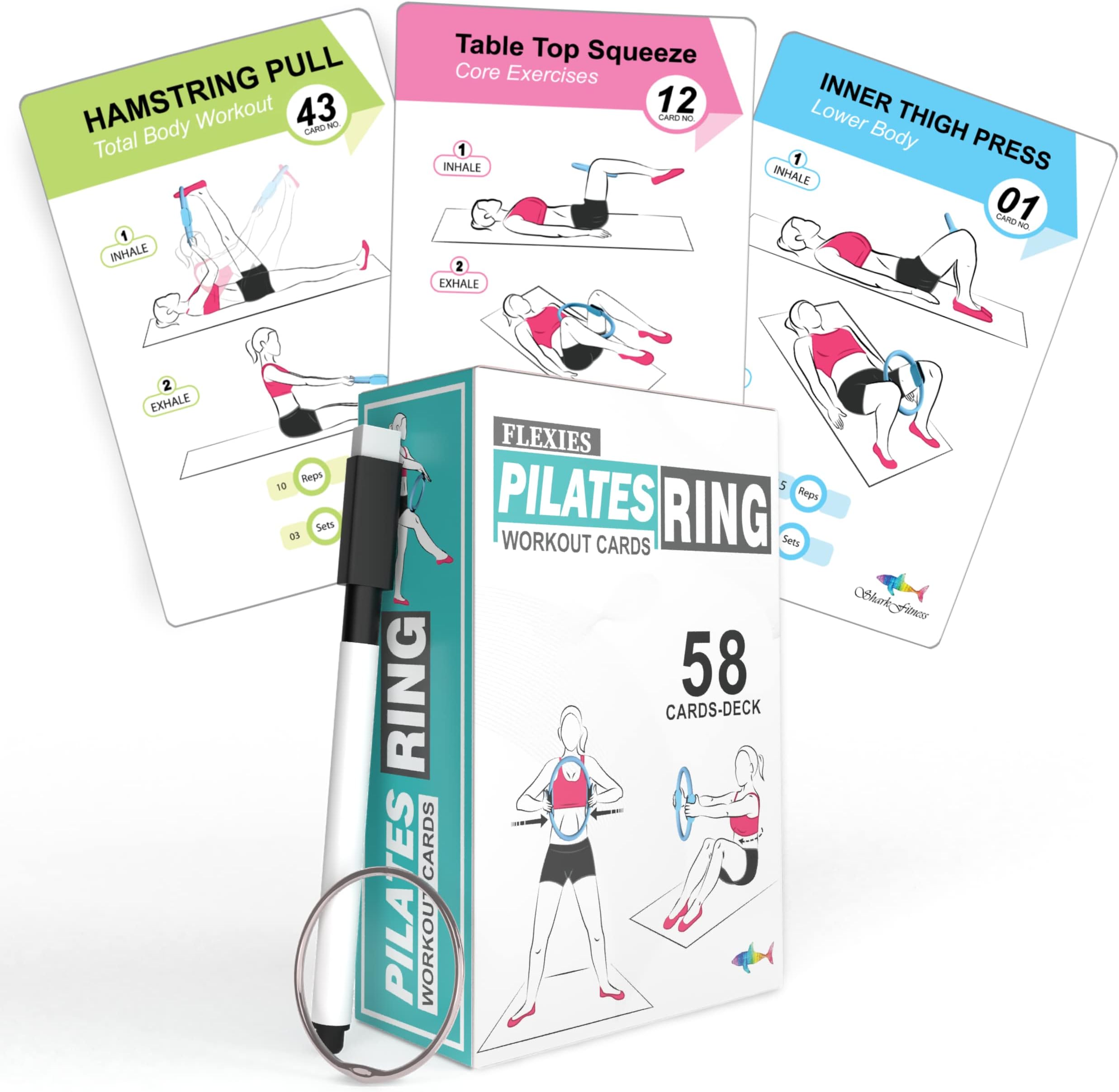 Pilates Ring Workout Guide Cards