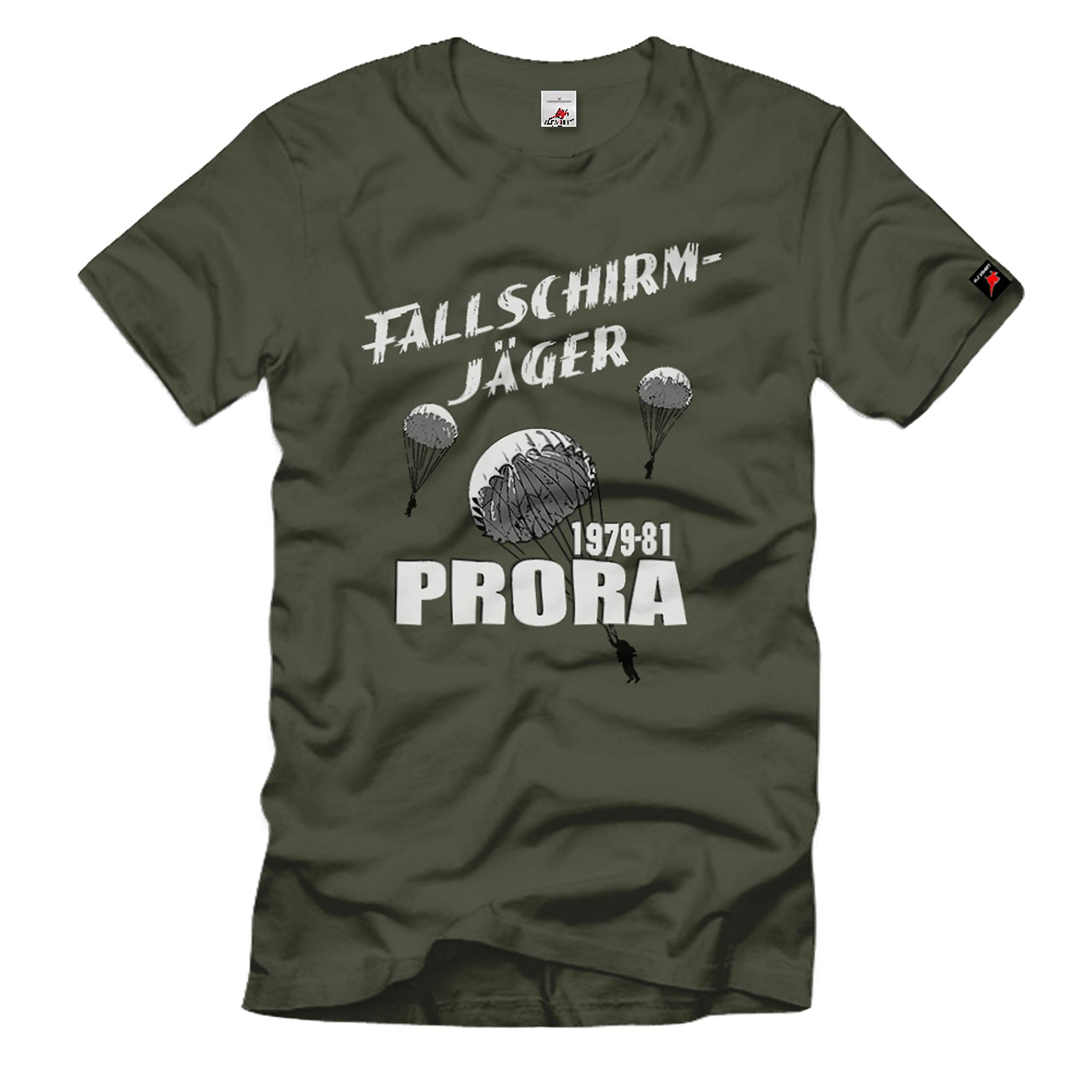 Haut militaire Parachutiste Prora 1979-81 NVA vert Copytec taille S