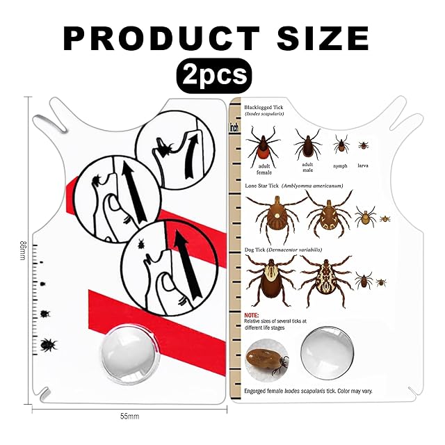 Foto 2 de 7 de Zuuyye Tarjeta para Garrapatas Precisas
