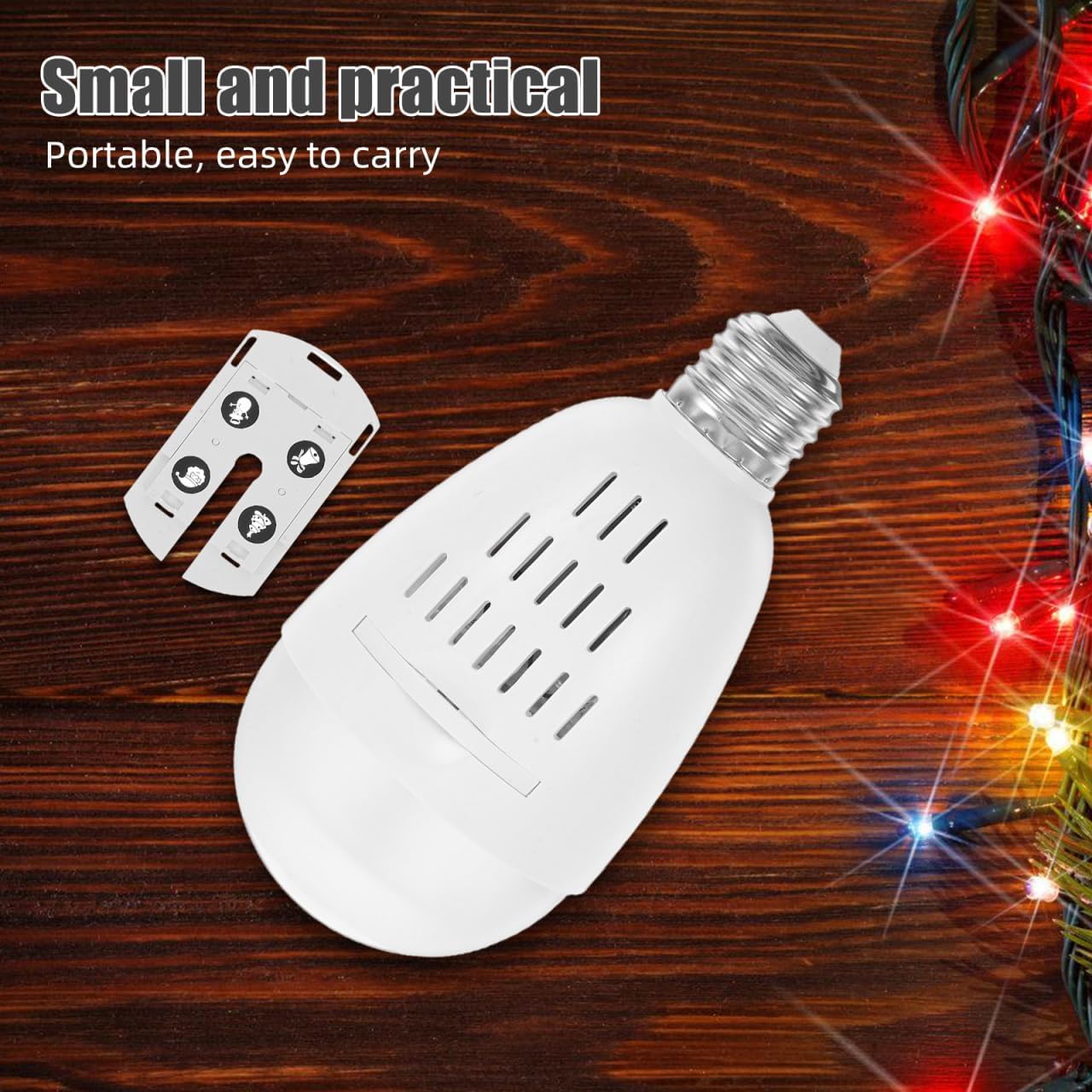 Mobestech Christmas Ball Bulb Projection Lamp Led Multi-Pattern Projector for Outdoor Yard Garden