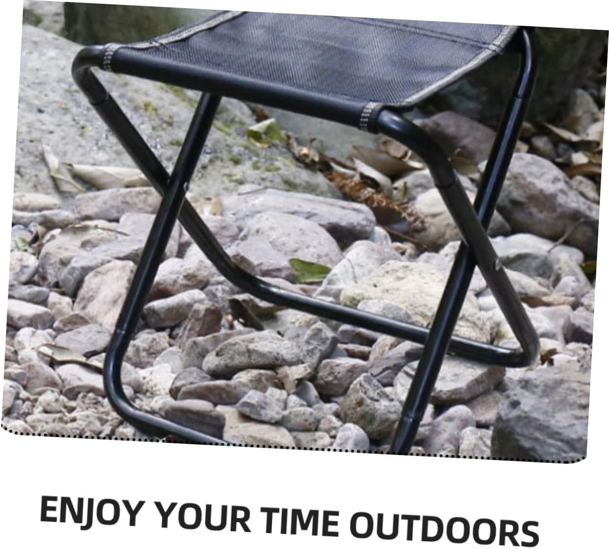 MAGICLULU Folding Portable Camp Stool Outdoor Chair for Camping Hiking and Fishing Ergonomic Design Compact Versatile Use As Seat Footstool