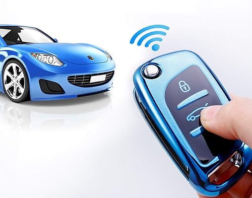 Miniatura 7 de EAUSO Carcasa protectora de TPU para llave de coche, para Peugeot Citroen C1 C2 C3 C4 C5 DS3 DS4 DS5 DS6