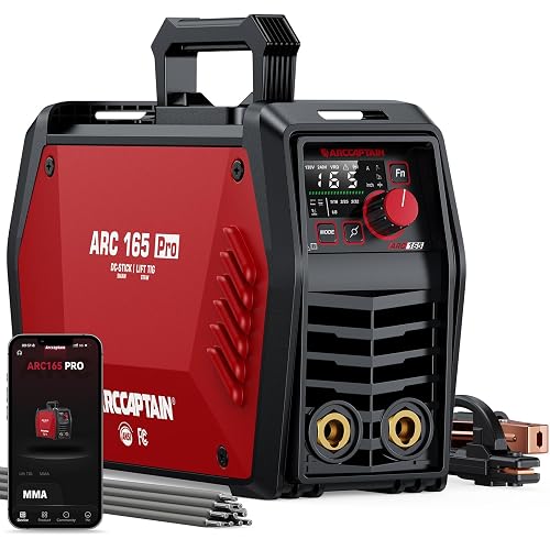 ARCCAPTAIN 165A Stick Welder, ARC/Lift TIG Welding Machine, 120V/240V
