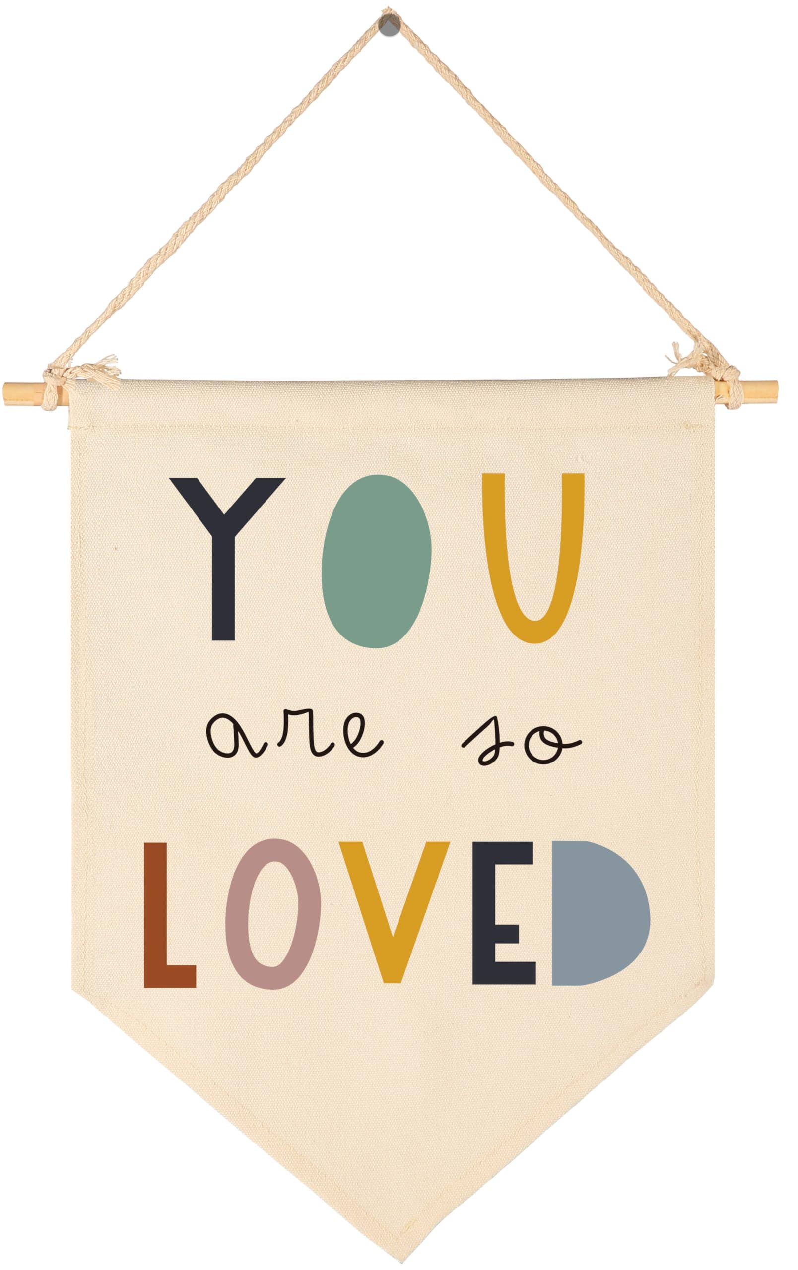 Pennant Wall Gifts for Boys Girls Kids-Canvas Banner Flag Wall Decor Gifts for Nursery Baby Room Playroom Homeschool Reading Room-Baby Gifts Shower