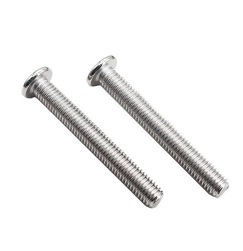 Miniatura 19 de binifiMux 10 unids M6 x 4.724 in Remache Avellanado Socket Cap Tornillos Tornillos Conexión 304 Acero Inoxidable