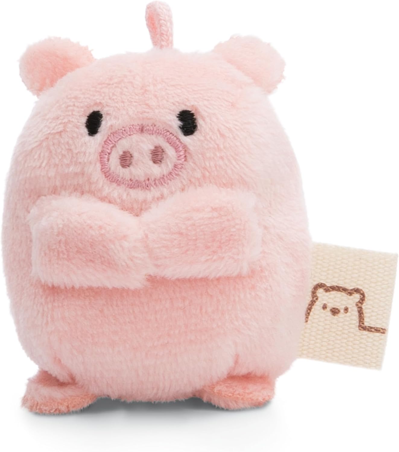 NICI Onk Pig 5 cm Pink Cuddly Toy, Cute Cuddly Toy, Play Toy for Children and Adults, A Great Gift Idea 61258