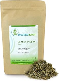 Tausendkraut Premium Chanca Piedra - 100g - Phyllanthus niruri - Hohe Produktsicherheit - Aus nachhaltiger und fairer Wild...