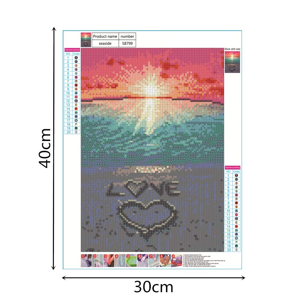 ABEUTY 5D Diamond Painting fai da te con strass, ragazza con ombrello, vernice con diamanti e diamanti Kit artistico (ragazza