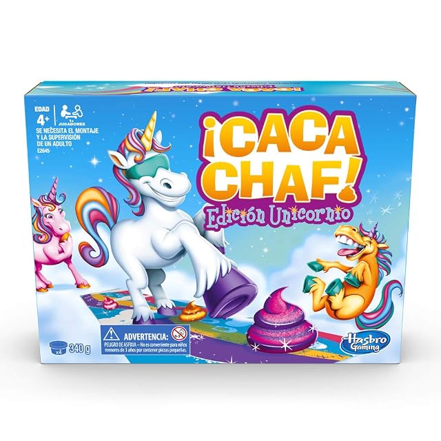 Hasbro Gaming - Juego infantil Unicornio Cacachaf (Hasbro E2645546)