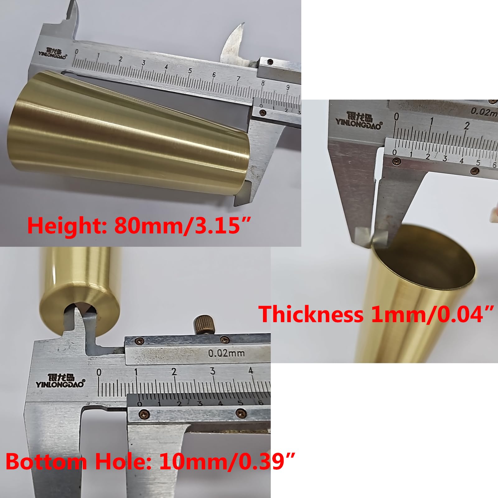 Conical Furniture Leg Cover 4Pcs, H 3.15 Inch & D 1 Inch to 1.5