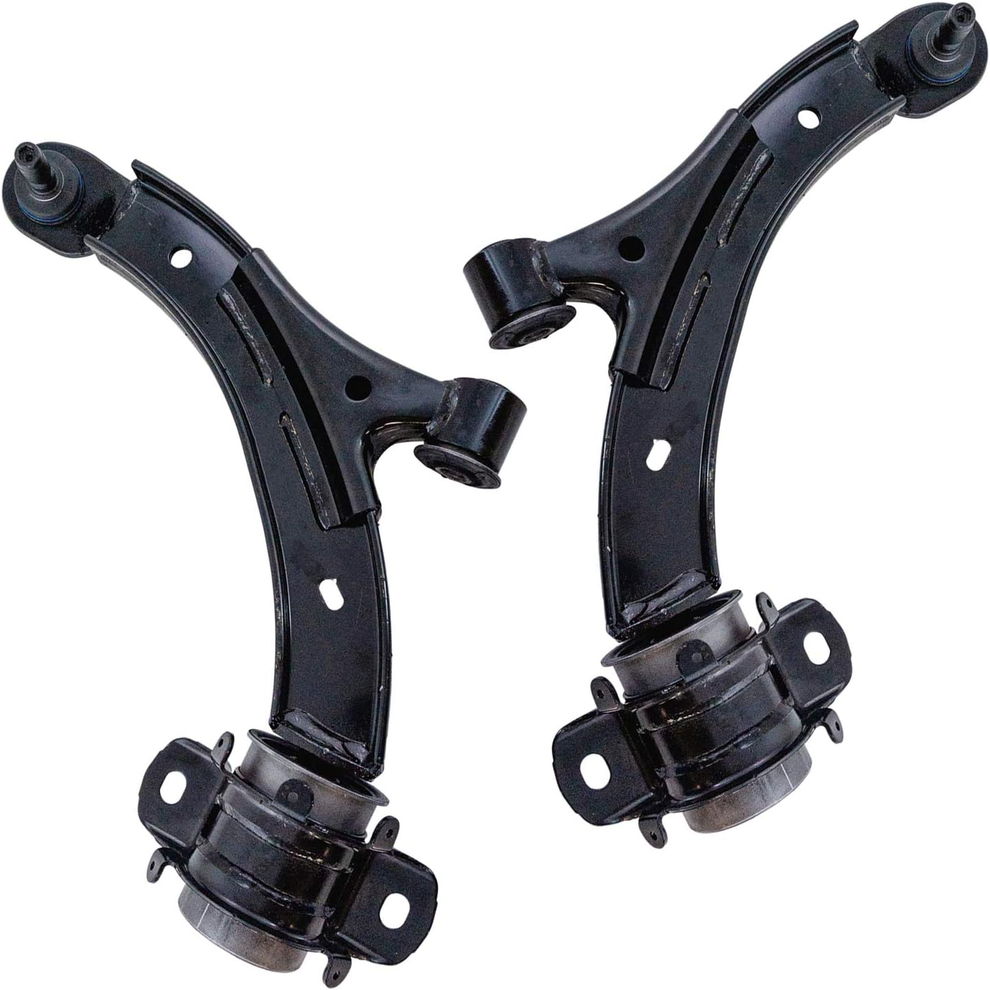 TRQ Front Lower Control Arm with Ball Joint Set (Driver & Passenger) for 2010-2014 Ford Mustang