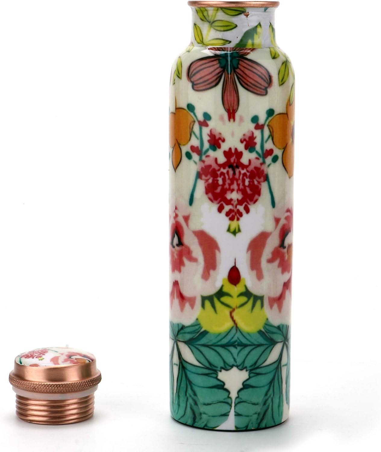Perilla Home Printed Copper Water Bottle Leak Proof 100% Pure, an Ayurvedic Copper Vessel - Image 3