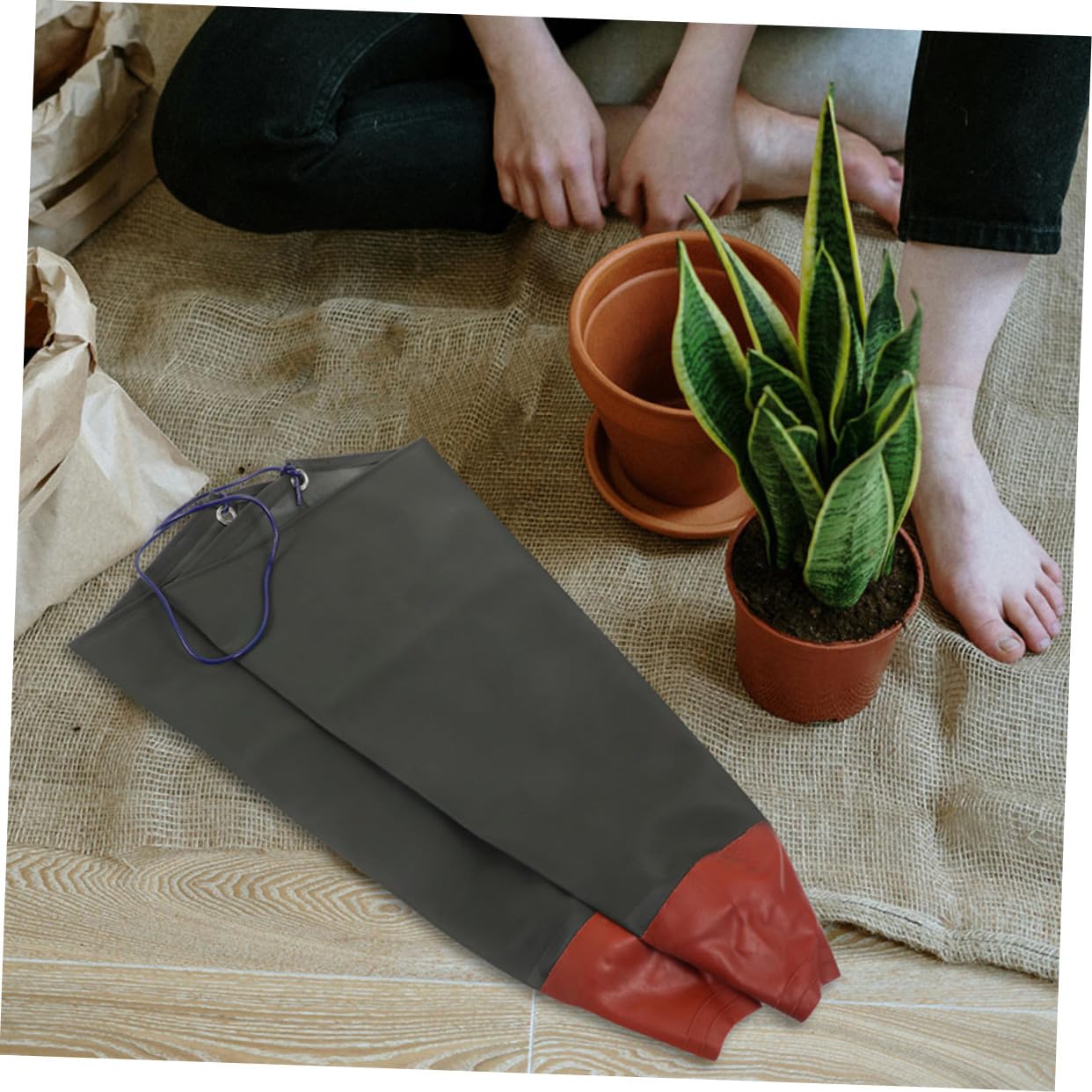 2 Paare Wasserdichte Gummihandschuhe mit Langen Ärmeln Ellenbogenlänge Arbeitsschutzhüllen Flexible Arbeits Angelhandschuhe für Küche Wäsche Haushaltsschutz