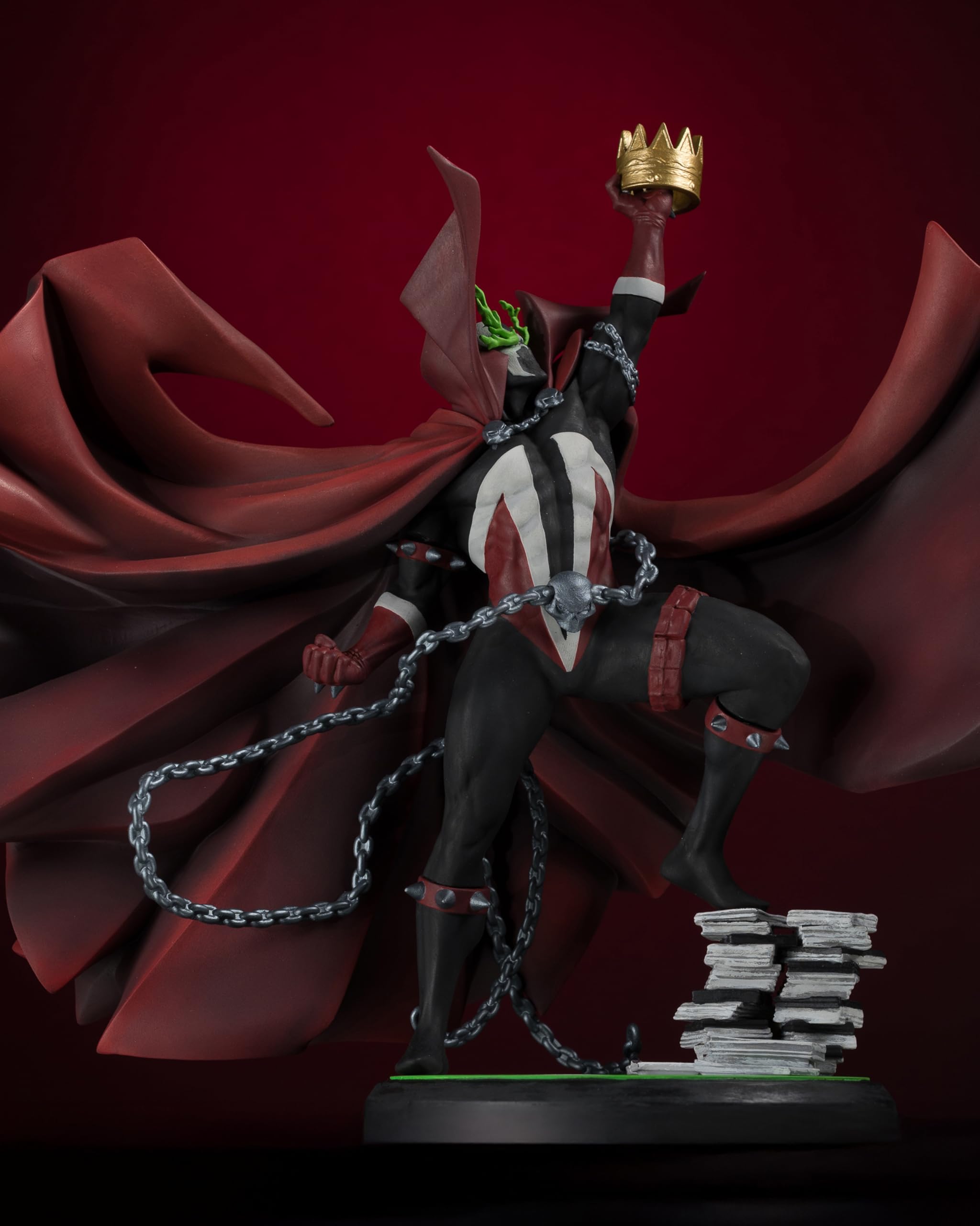 McFarlane Toys - Spawn #301 di Todd McFarlane (Nero Bianco & Rosso All Over) Statua in resina scala 1:10