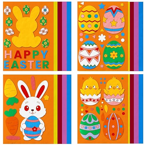 SOOVSY Easter Foam DIY Crafts Kit with Egg Bunny Chick