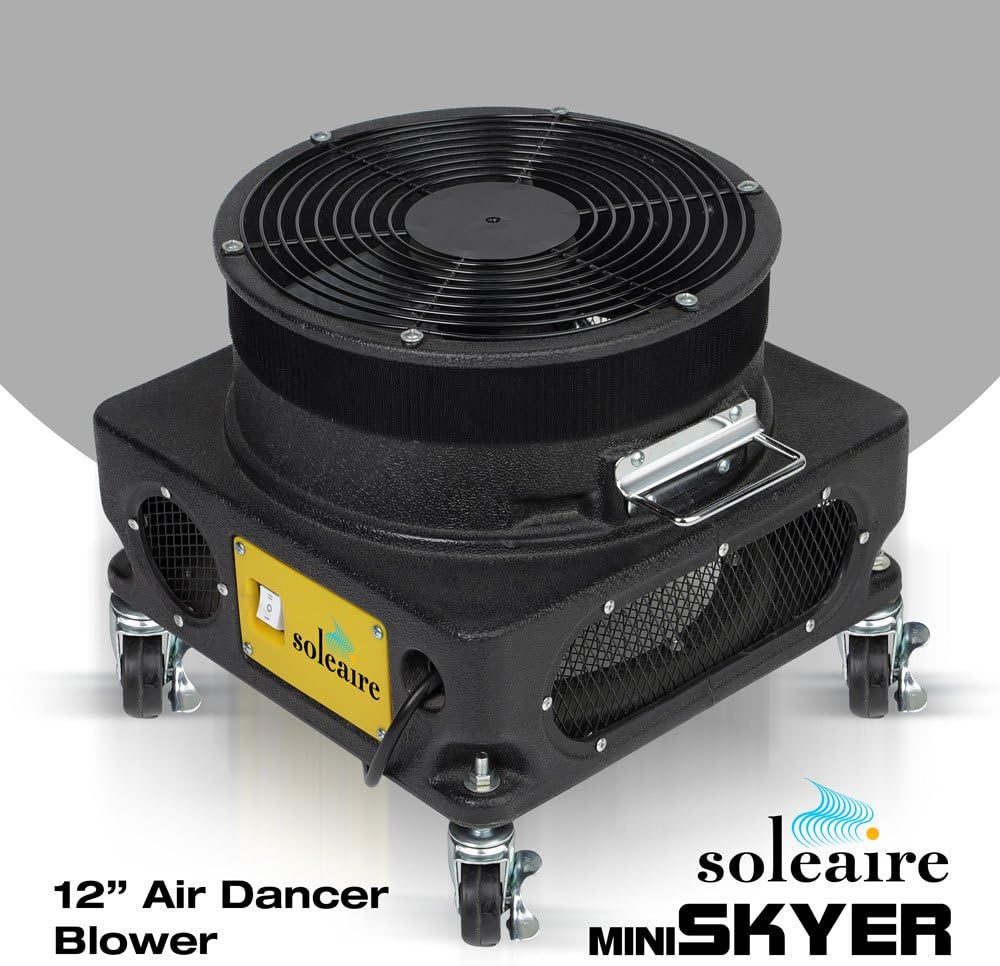 MSK-101B 1/3-HP 2300-CFM 3.5-Amp 12-Inch Diameter Mini Inflatable Blower, Black