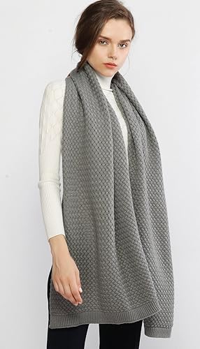 Miniatura 2 de RIIQIICHY Bufandas de invierno para mujer, para clima frío, bufanda de punto grueso, bufanda cálida y gruesa, bufanda larga y grande