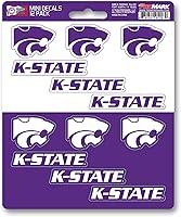Vista 33 de FANMATS NCAA Unisex-Teen NCAA Mini Decal 12-E2pk