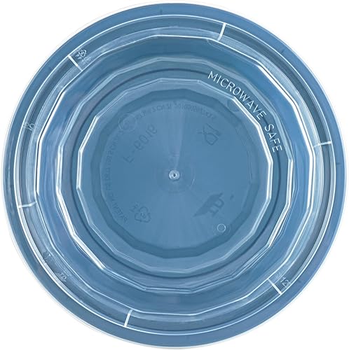 Miniatura 141 de Restaurantware Asporto - Cajas para llevar de 16 onzas, 50 recipientes de alimentos para llevar para microondas, tapas de plástico transparente Negro