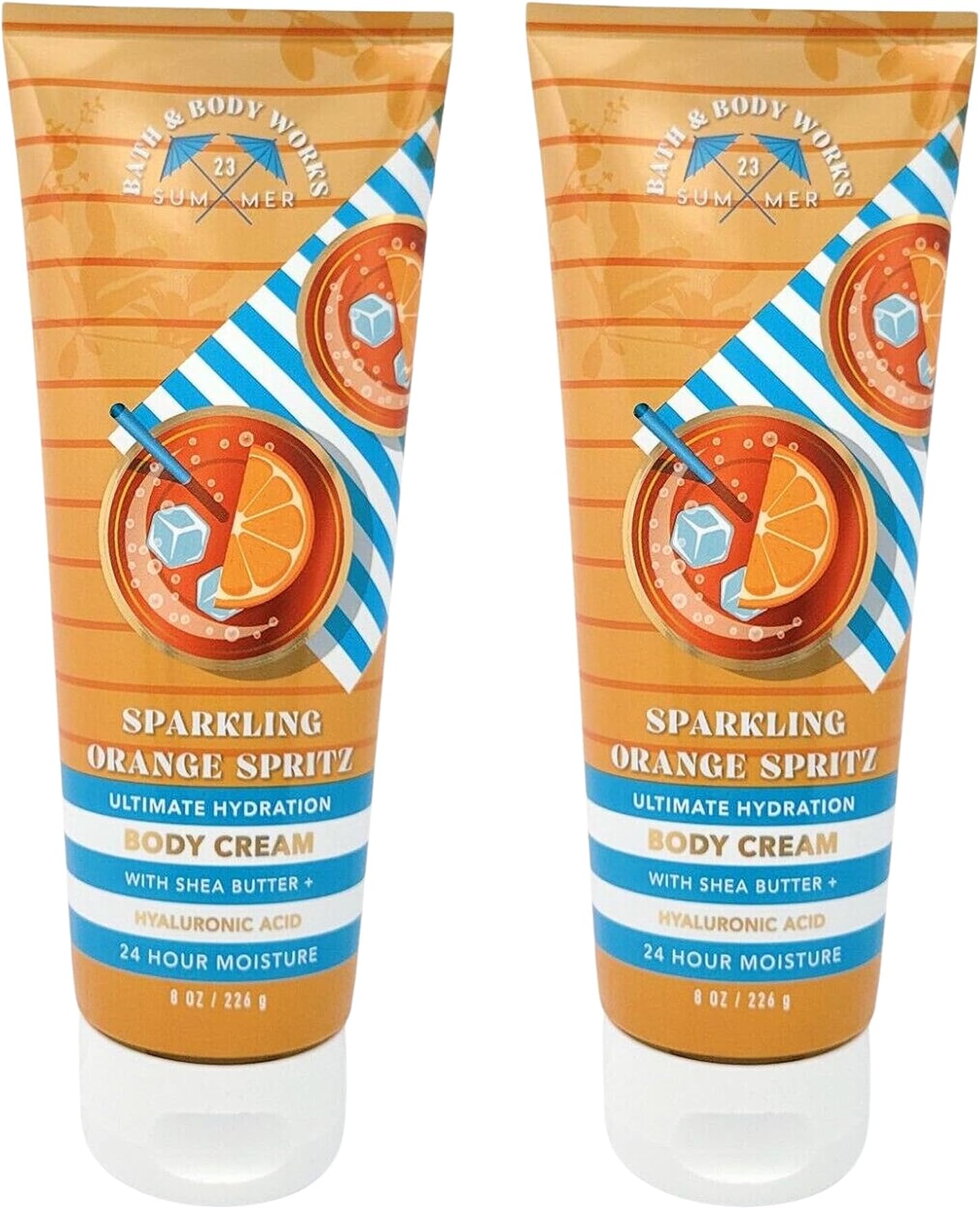 Ultimate Moisturizing Body Cream (Sparkling Orange Spray) 8oz (Pack of 2)