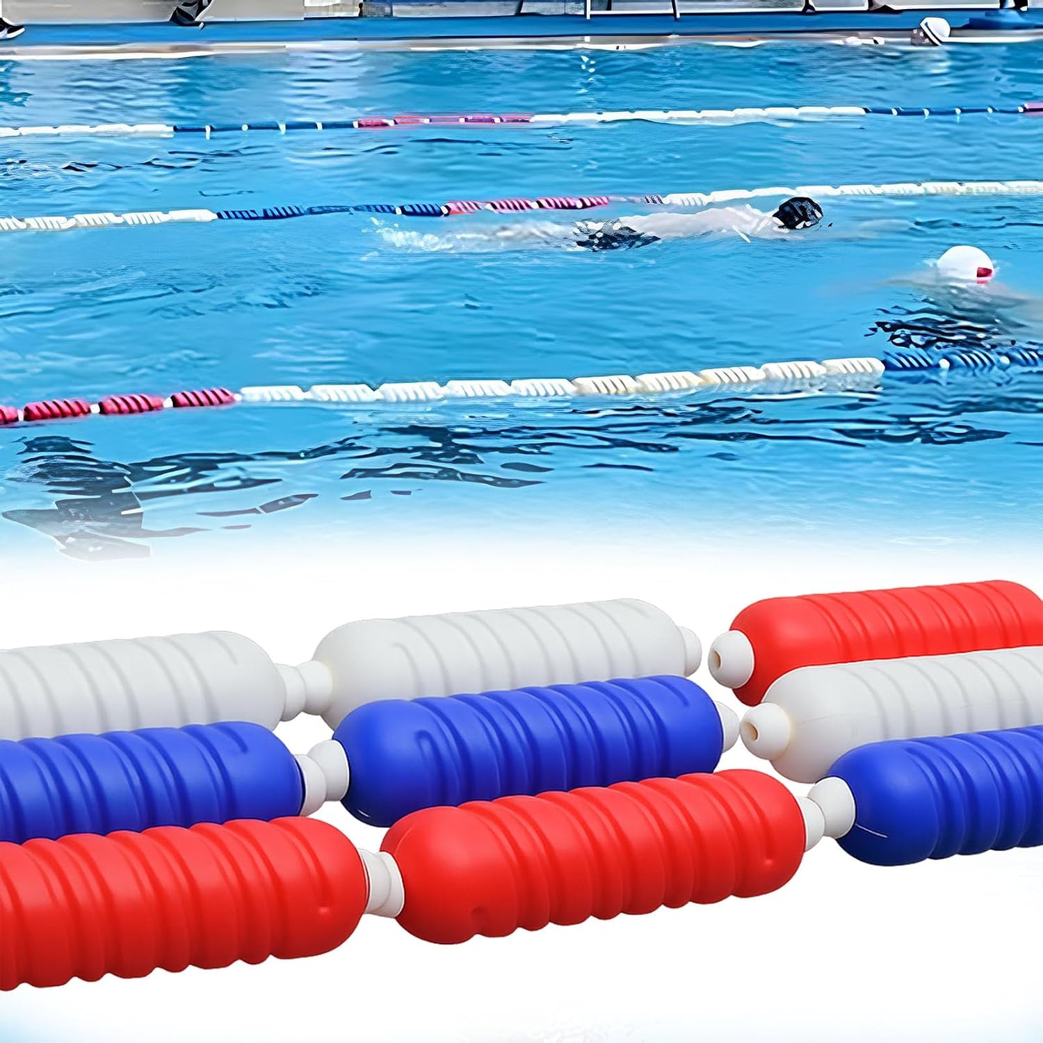 Swim Rope Amazon.com: Pool Safety Rope with Floats 3 62 121 164 Feet Length ...