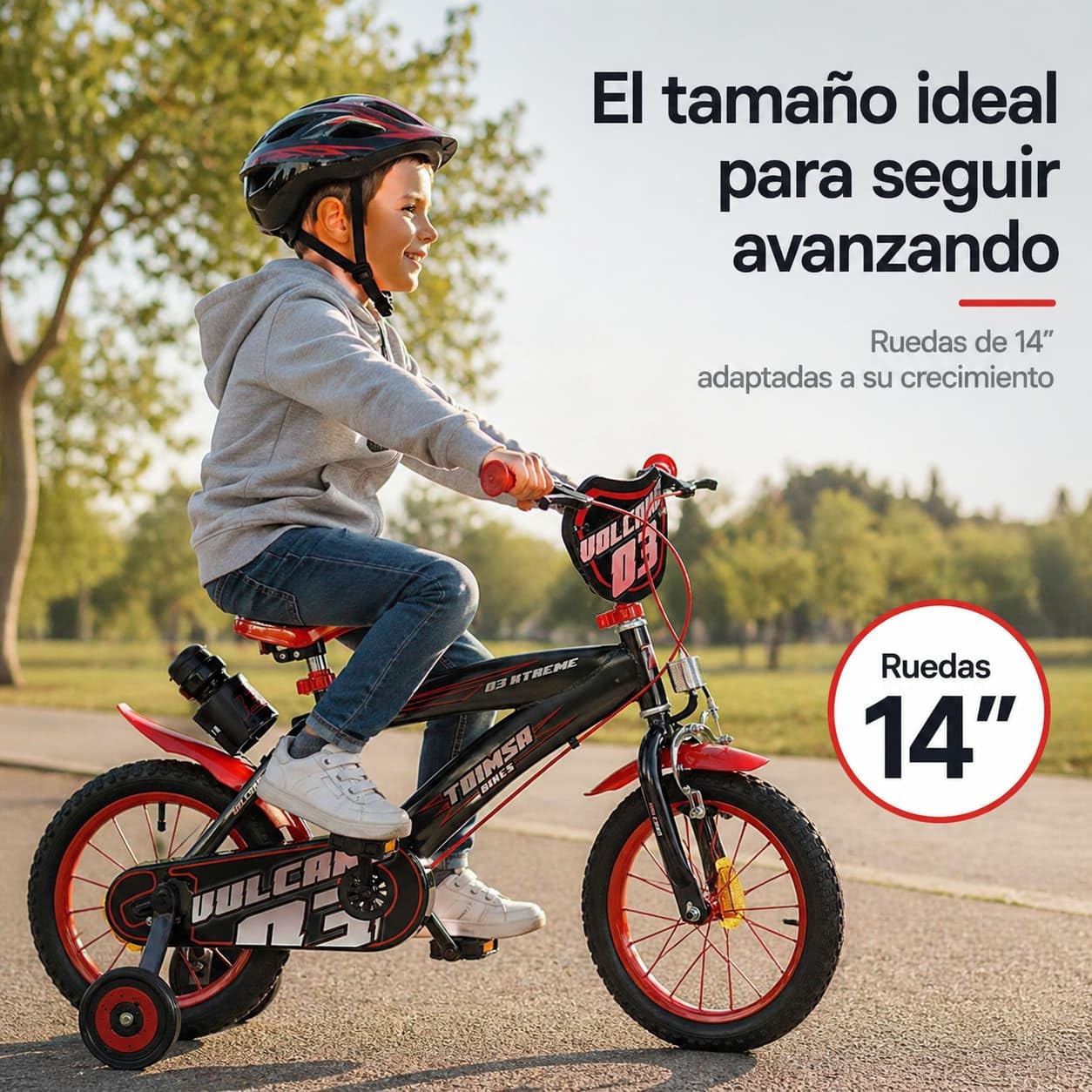 TOIMSA Bicicleta 14" Vulcano