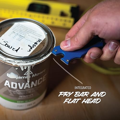 Miniatura 7 de Outdoor Edge SlideWinder - Cuchillo utilitario multiherramienta con hoja de navaja reemplazable estándar, destornilladores, palanca, abrebotellas y