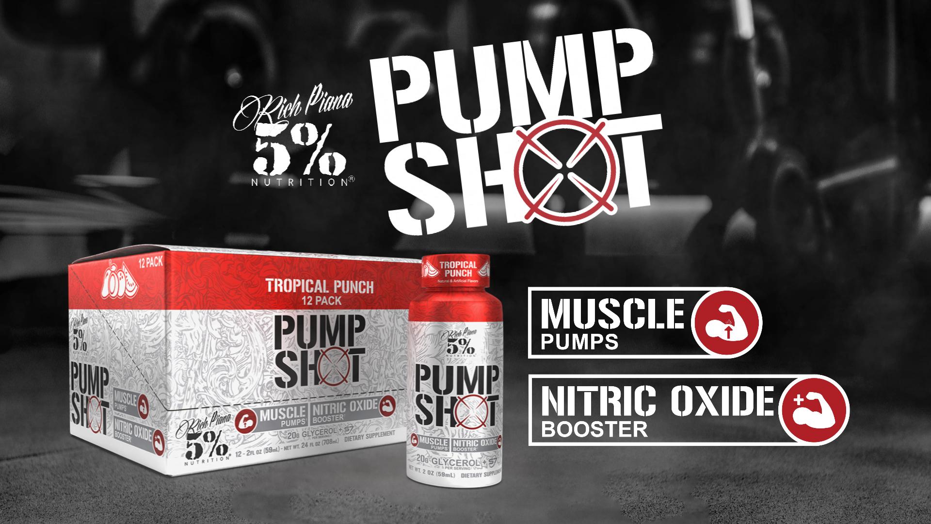 Amazon.com: 5% Nutrition Rich Piana Pump Shot Liquid Glycerol