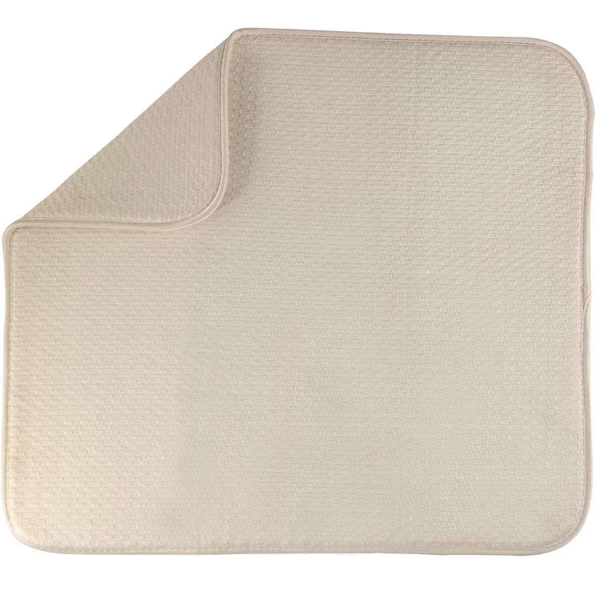 Primeway® Polyester Microfibre Water Absorbent Large Kitchen Dish Drying Sink Mat | 45x40cm | Honeycomb