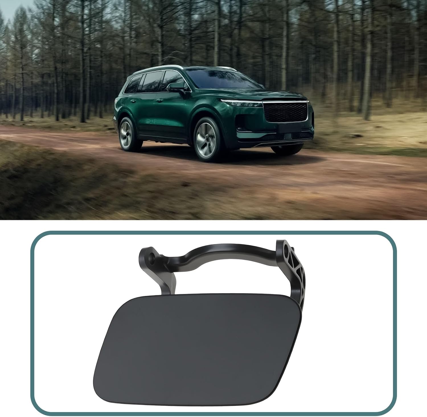 Front Left Headlight Washer Cover Cap CLW-00692 8K0955275 Compatible with Audi A4 8K B8 Avant 2007-2012