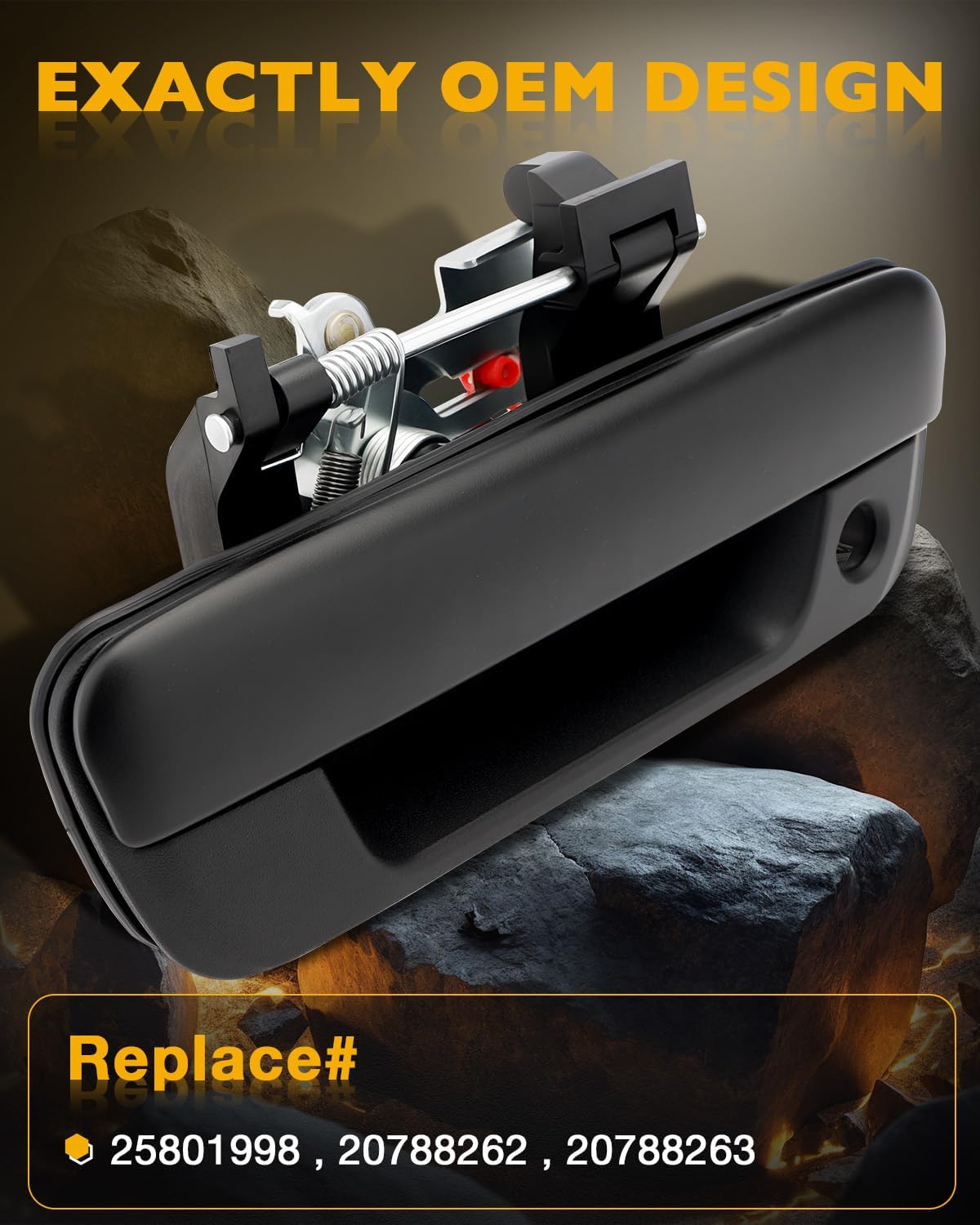 Tailgate Handle Latch Kit, Fit for 2004-2012 Chevy Colorado GMC Canyon