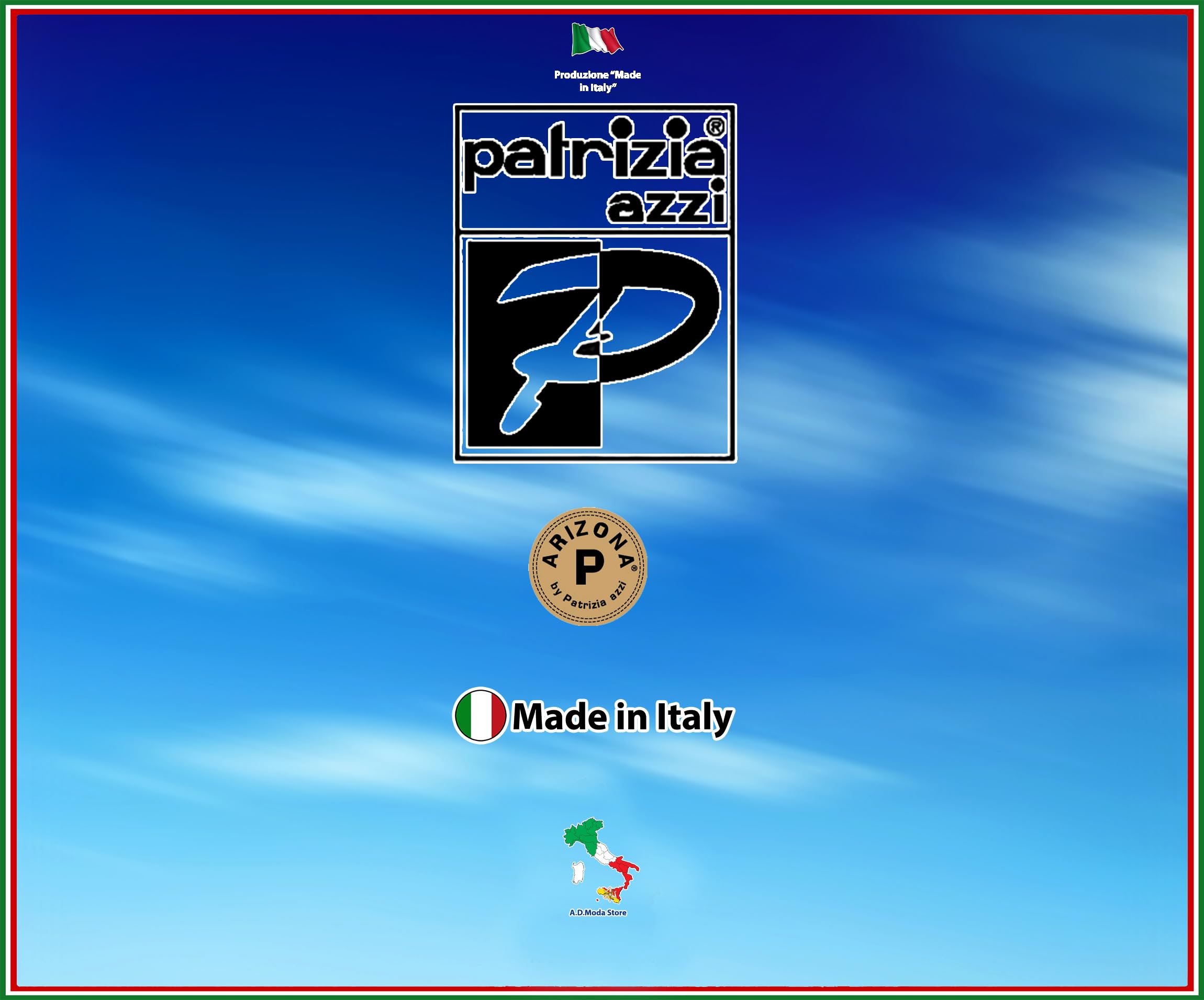 Patrizia Azzi Ciabatte Uomo MADE IN ITALY Arizona sottopiede VERA PELLE doppia fascia a strappo regolabile