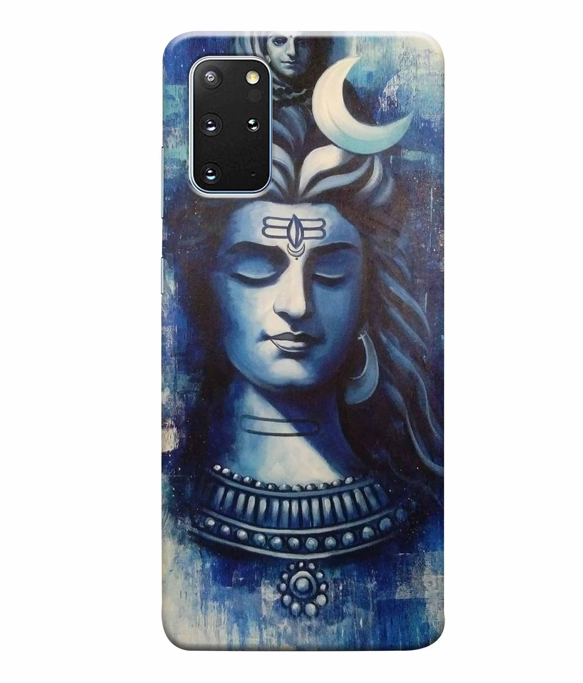 Mugruch Printed Hard Back Case Cover & Compatible for Samsung Galaxy S20 Plus | Lord Shiva (Multicolor) - D1281
