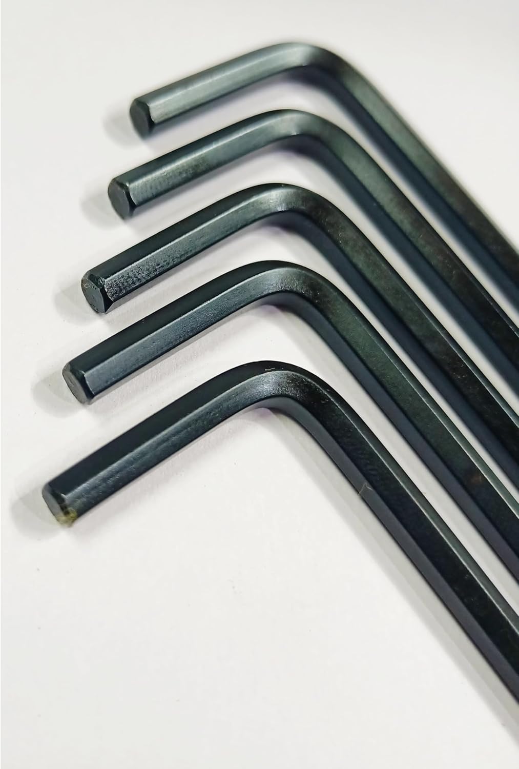 5.5 mm L-Type Hex Allen Key, Hardened and Tempered Chrome Vanadium Steel, Anti Rust Properties (Pack of 5) Hex Allen Keys, Black