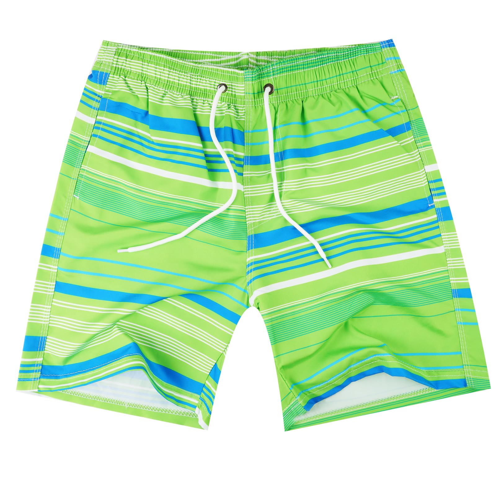 OSDUE Shorts de Playa Bañador de Niños, Bañador Niño Playa Ropa de Baño de Secado Rápido Casual Ligero Bañadores Short de Natación con Forro de Mesh para Niños y Adolescente 3-14 años