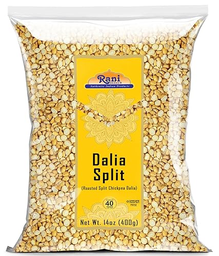 Miniatura 10 de Rani Daliya Split (Garbanzos partidos asados Dalia) 7oz (200g) ~ Todo natural Vegano Origen indio